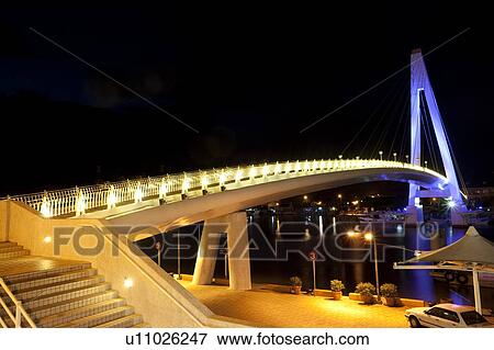 Stock Photo - Taiwan, Taipei, Danshui, Fishermen's Wharf. Fotosearch
