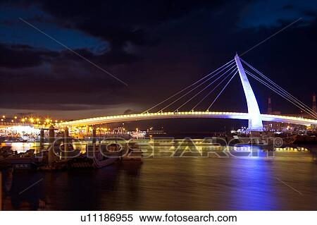Taiwan, Taipei, Danshui, Fishermen's Wharf View Large Photo Image Stock Photography - Taiwan, Taipei, Danshui, Fishermen's Wharf. Fotosearch
