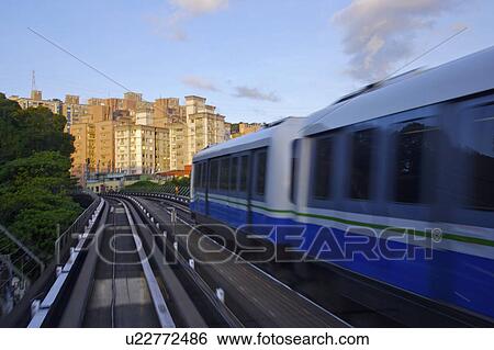 Taiwan, Taipei MRT, Wenshan-Neihu Line View Large Photo Image Stock Photograph - Taiwan, Taipei MRT, Wenshan-Neihu Line. Fotosearch