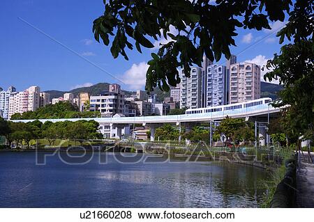 Stock Photo - Taiwan, Taipei, Neihu, Dahu Park. Fotosearch