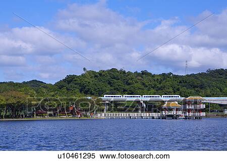 Stock Photography - Taiwan, Taipei, Neihu, Dahu Park. Fotosearch