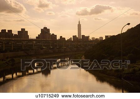Stock Photo - Taiwan, Taipei, Neihu, Donghu. Fotosearch