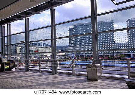 Picture - Taiwan, Taipei, Neihu, Taipei MRT, Wenshan-Neihu Line, Nangang Software Park Station, MRT Station. Fotosearch