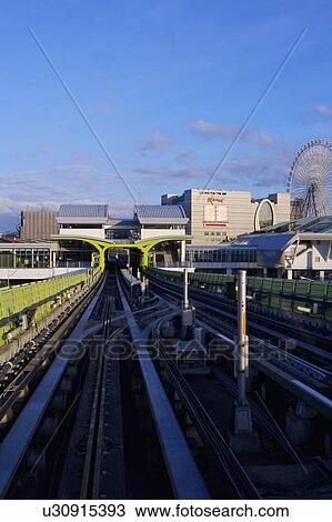 Stock Image - Taiwan, Taipei, Neihu, Taipei MRT, Wenshan-Neihu Line, Jiannan Rd. Station. Fotosearch