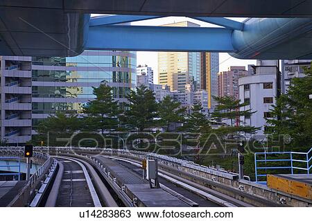 Stock Image - Taiwan, Taipei, Taipei MRT, Wenshan-Neihu Line, Liuzhangli Station. Fotosearch