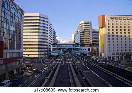 Stock Image - Taiwan, Taipei, Taipei MRT, Wenshan-Neihu Line, Nanjing E. Rd. Station. Fotosearch
