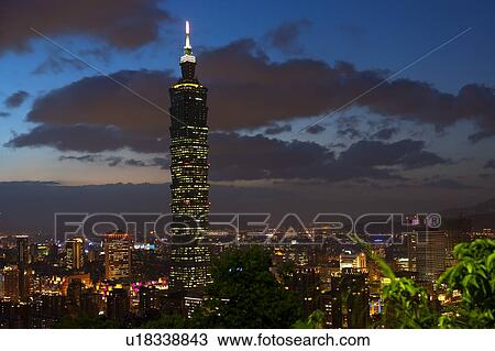 Taiwan, Taipei, Xinyi Commercial Center, Taipei 101 View Large Photo Image Stock Image - Taiwan, Taipei, Xinyi Commercial Center, Taipei 101. Fotosearch