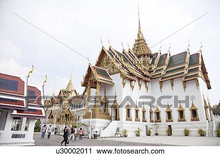 Stock Image - Thailand, Bangkok, Grand Palais, Dusit Hall. Fotosearch