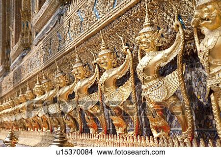 Picture - Thailand, Bangkok, Grand Palais, Wat Phra Kaeo. Fotosearch