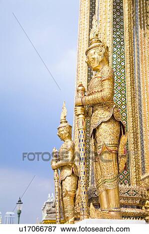 Thailand, Bangkok, Grand Palais, Wat Phra Kaeo, Prasat Phra Debidorn View Large Photo Image Stock Photo - Thailand, Bangkok, Grand Palais, Wat Phra Kaeo, Prasat Phra Debidorn. Fotosearch
