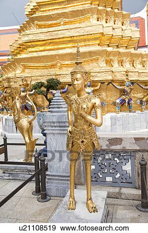 Thailand, Bangkok, Grand Palais, Wat Phra Kaeo View Large Photo Image Stock Photo - Thailand, Bangkok, Grand Palais, Wat Phra Kaeo. Fotosearch
