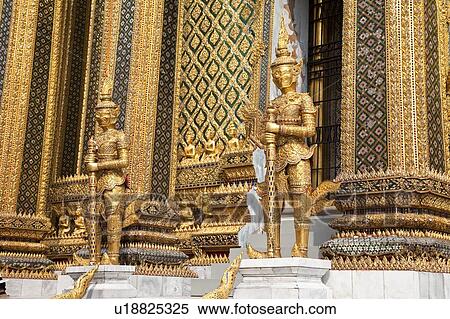 Stock Photography - Thailand, Bangkok, Grand Palais, Wat Phra Kaeo. Fotosearch