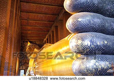 Thailand, Bangkok, Wat Pho View Large Photo Image Stock Photo - Thailand, Bangkok, Wat Pho. Fotosearch