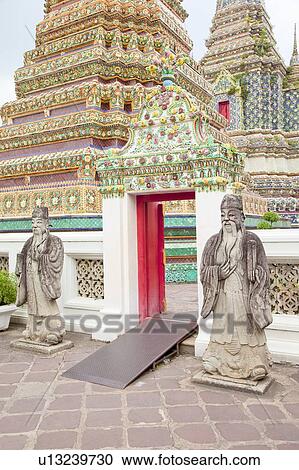 Thailand, Bangkok, Wat Pho, Wat Pho View Large Photo Image Stock Image - Thailand, Bangkok, Wat Pho, Wat Pho. Fotosearch