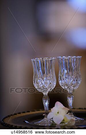 Stock Photograph - two Wineglass. Fotosearch