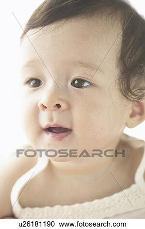 Baby girl View Large Photo Image Stock Image - Baby girl. Fotosearch