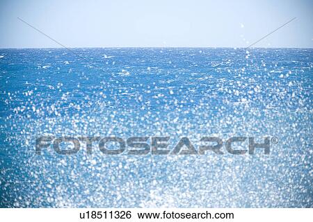 Blue Ocean, Hawaii, USA View Large Photo Image Stock Photograph - Blue Ocean, Hawaii, USA. Fotosearch