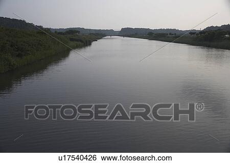 Calm River View Large Photo Image Stock Photograph - Calm River. Fotosearch