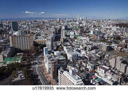 Cityscape from Bunkyo Ward, Tokyo Prefecture, Honshu, Japan View Large Photo Image Stock Photography - Cityscape from Bunkyo Ward, Tokyo Prefecture, Honshu, Japan. Fotosearch