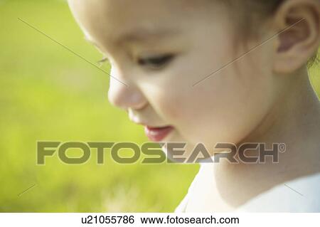 Stock Photograph - Close-up of girl. Fotosearch