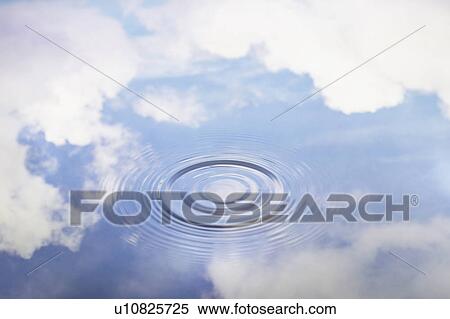 Clouds reflected on rippling water View Large Photo Image Stock Photography - Clouds reflected on rippling water. Fotosearch