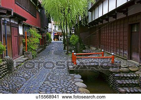 Cobbled street View Large Photo Image Stock Image - Cobbled street. Fotosearch