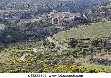 Country Road Towards to Old Village, Minerve, Herault, France View Large Photo Image Stock Image - Country Road Towards to Old Village, Minerve, Herault, France. Fotosearch