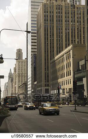 Stock Photo - Downtown Chicago. Fotosearch