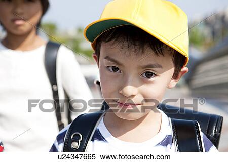 Stock Photography - Elementary school students walking to school. Fotosearch