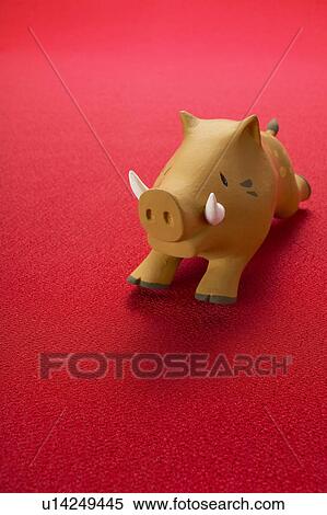 Figurine of wild boar View Large Photo Image Stock Photography - Figurine of wild boar. Fotosearch
