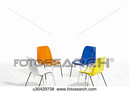 Stock Photo - Four Chairs. Fotosearch