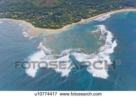 Stock Photo - Haena beach. Fotosearch