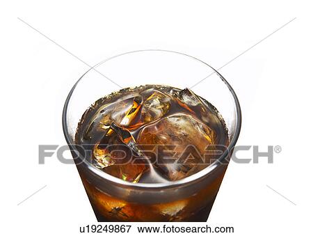 Stock Photo - Iced coffee in glass. Fotosearch