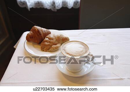 Italian Breakfast, Cuppccino and Cornetto, Florence, Italy View Large Photo Image Stock Photography - Italian Breakfast, Cuppccino and Cornetto, Florence, Italy. Fotosearch