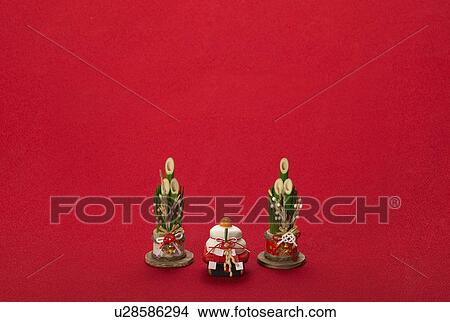 Picture - Japanese New Year ornaments. Fotosearch