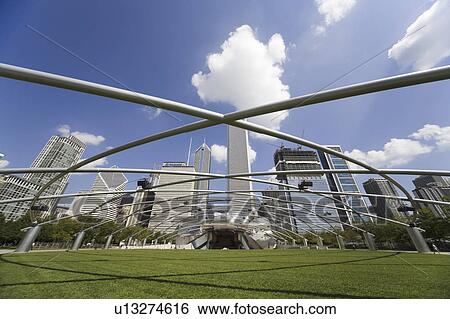 Jay Pritzker Pavilion, Millennium Park View Large Photo Image Stock Photograph - Jay Pritzker Pavilion, Millennium Park. Fotosearch