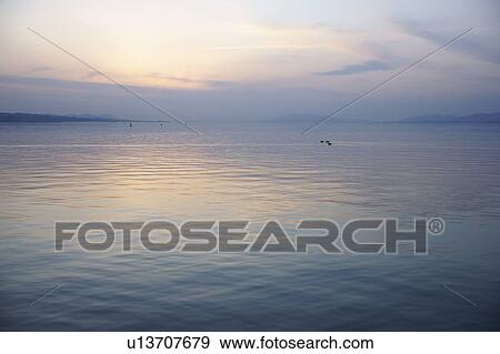 Lake Shinji View Large Photo Image Stock Photo - Lake Shinji. Fotosearch