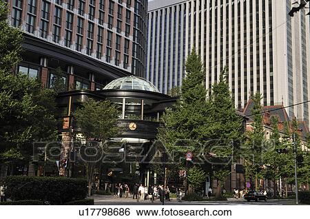 Marunouchi Brick Square View Large Photo Image Stock Photograph - Marunouchi Brick Square. Fotosearch