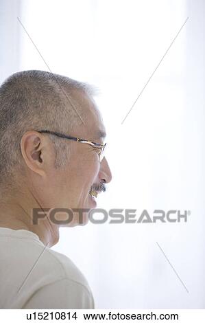 Picture - Mature man smiling. Fotosearch