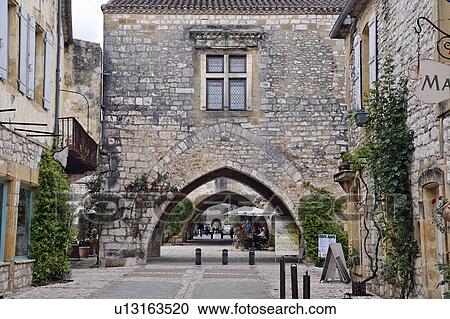 Medieval village of Monpazier, Dordogne, France, Monpazier, Dordogne, France View Large Photo Image Stock Image - Medieval village of Monpazier, Dordogne, France, Monpazier, Dordogne, France. Fotosearch