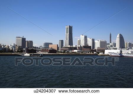 Minatomirai View Large Photo Image Stock Photo - Minatomirai. Fotosearch
