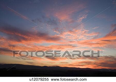 Stock Photography - Mountain Range at dawn. Fotosearch