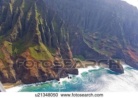 Stock Image - Na Pali Coast. Fotosearch