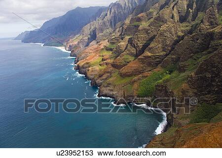 Stock Image - Na Pali Coast. Fotosearch