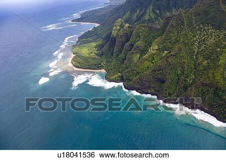 Stock Photograph - Na Pali Coast. Fotosearch