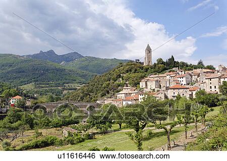 Old Village, Olargues, Herault, France View Large Photo Image Stock Photograph - Old Village, Olargues, Herault, France. Fotosearch
