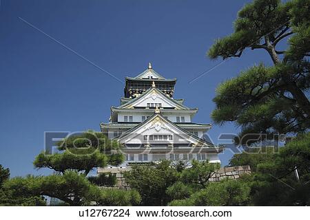 Picture - Osaka castle. Fotosearch