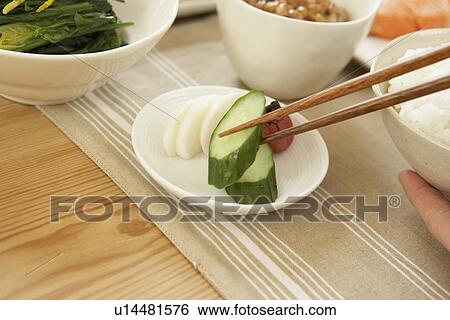 Plate of pickled vegetables, close up View Large Photo Image Stock Photograph - Plate of pickled vegetables, close up. Fotosearch