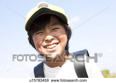Stock Photo - Portrait of a boy. Fotosearch
