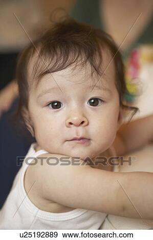 Portrait of baby girl View Large Photo Image Stock Photo - Portrait of baby girl. Fotosearch